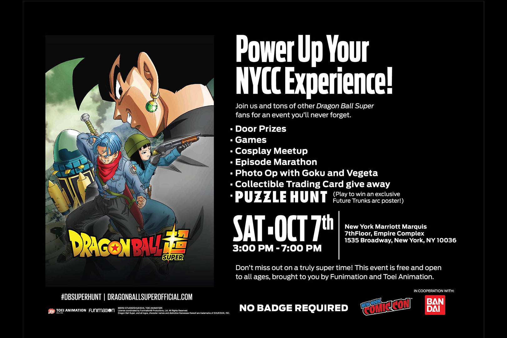 FANS CAN HAVE THE ULTIMATE DRAGON BALL SUPER EXPERIENCE DURING NEW YORK COMIC CON